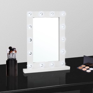 Light Up Dressing Table Hollywood LED Mirror Bulbs Make Up Vanity Mirror White   273092212502